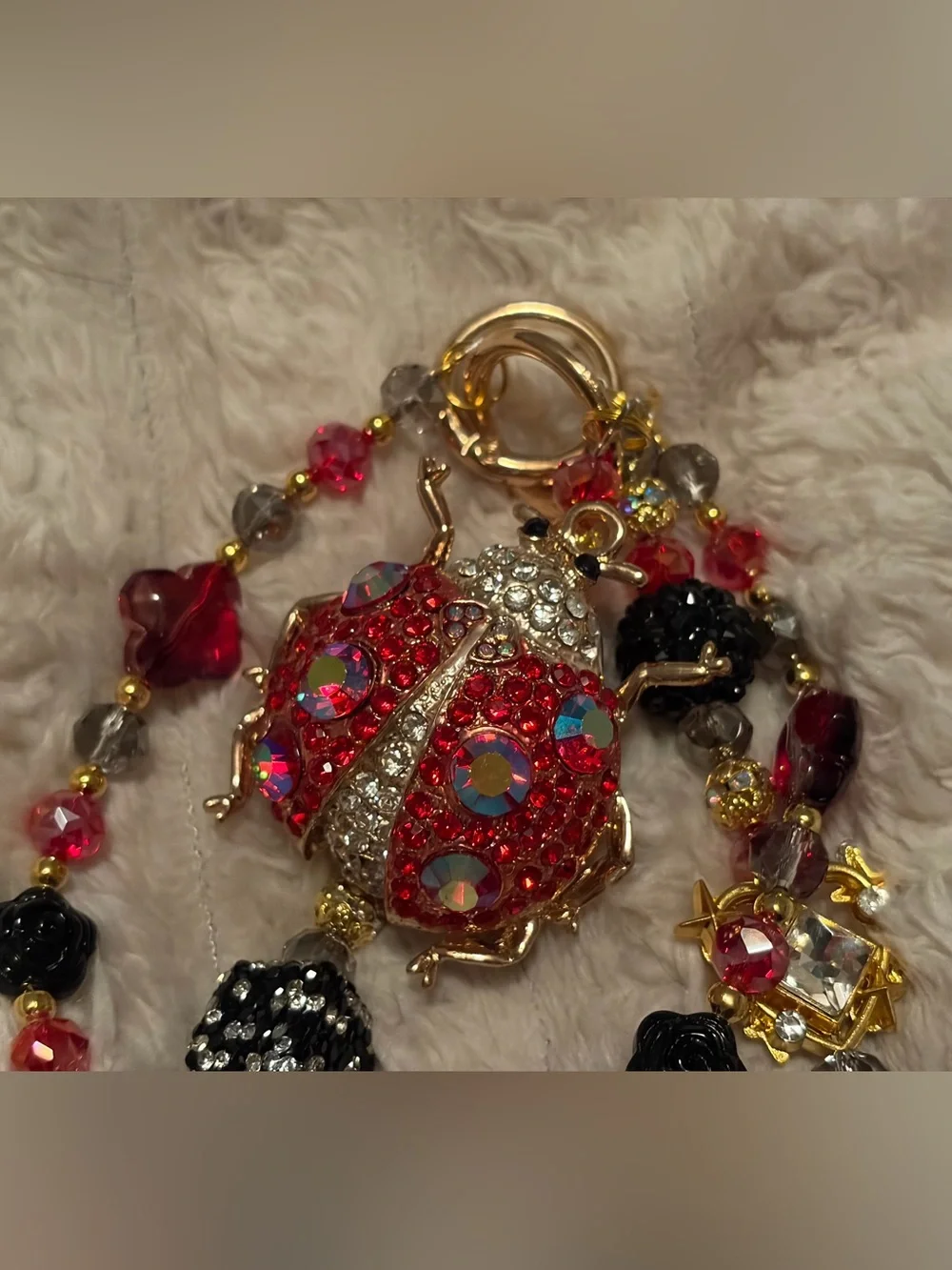 Bag Charms Crystal Chain Multi-Strand